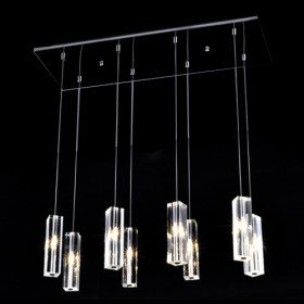 new 160w pendant light with 8 lights crystal cuboid featured(g4 bulb base) new 160w pendant light with 8 lights crystal cuboid featured(g4 bulb base)