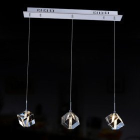 new 180w stainless steel 3-light mini pendant light with k9 crystal ball drop new 180w stainless steel 3-light mini pendant light with k9 crystal ball drop