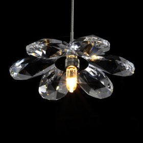 new 20w pendant light in crystal floral shape(g4 bulb base)