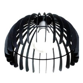 new 60w pendant light in black semicircular lampshade (e27 bulb base)