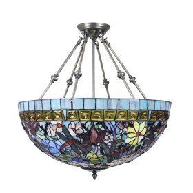 new selling tiffany style delicate floral stained glass pendant light with 3 lights new selling tiffany style delicate floral stained glass pendant light with 3 lights