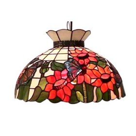 tiffany style 2-light pendant light with bloom floral pattern tiffany style 2-light pendant light with bloom floral pattern