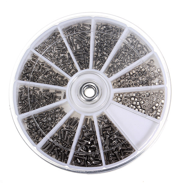 600pcs 12 kind of small screws nuts electronics assortment kit m1 m1.2 m1.4 m1.6 600pcs 12 kind of small screws nuts electronics assortment kit m1 m1.2 m1.4 m1.6