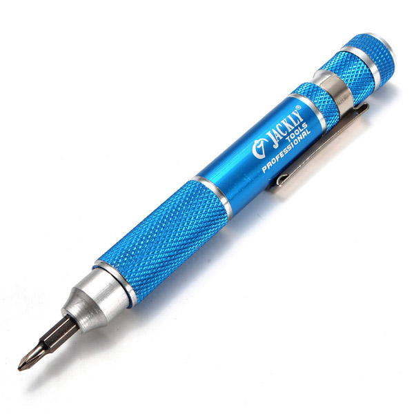 new 10 in 1 precision magnetic pen style screwdriver bit set kit slotted repair tool