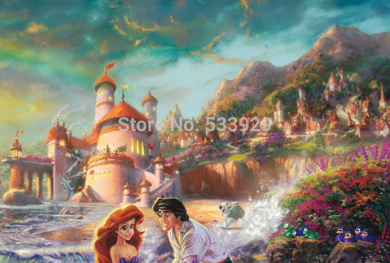 modern tds-hx001 classical illusion printed painting on canvas for home living room wall decoration