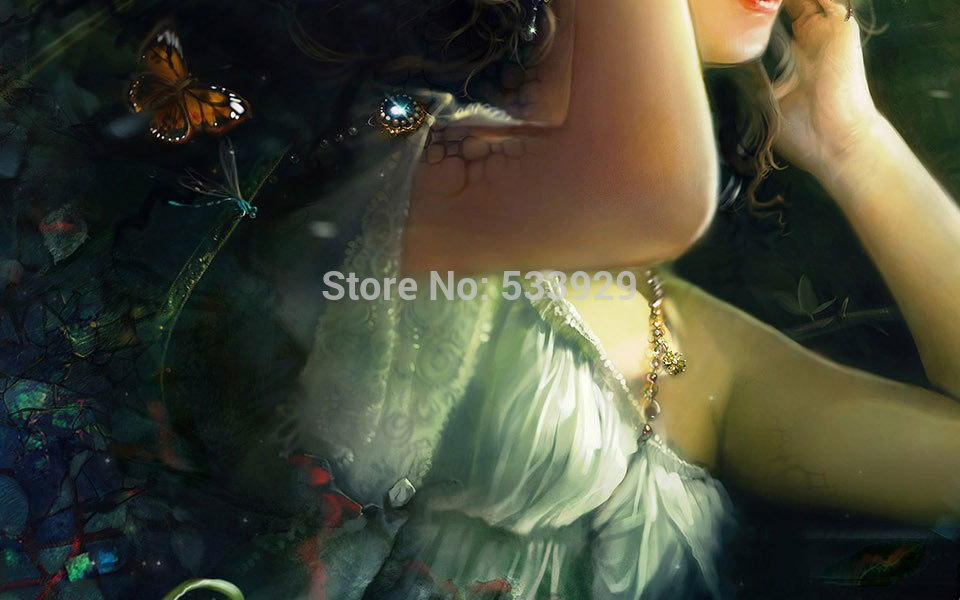 modern tds-hx007 classical illusion printed painting on canvas for home living room wall decoration