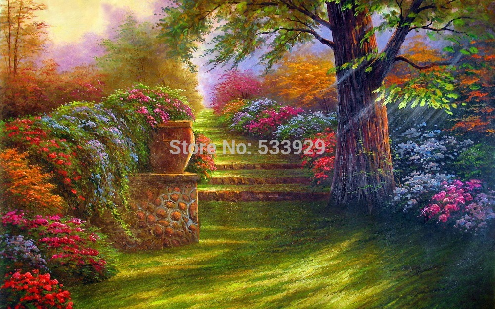 modern tds-hx016 classical illusion printed painting on canvas for home living room wall decoration