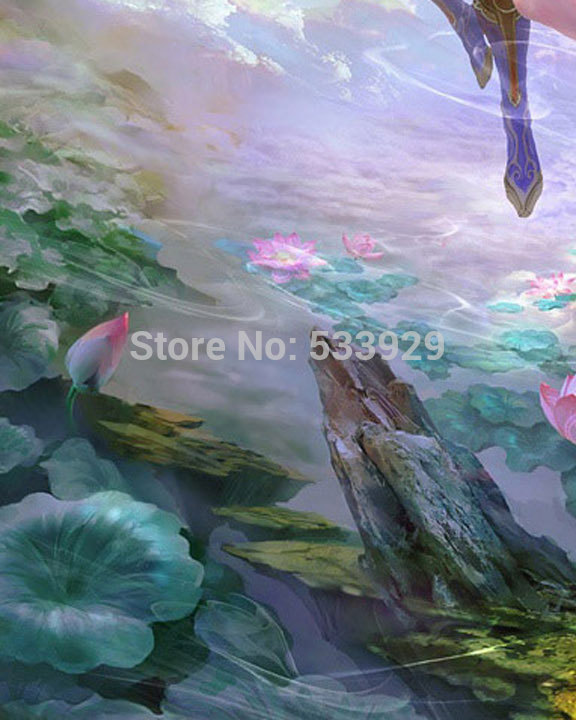 modern tds-hx020 illusion art printed painting on canvas for home living room wall decoration