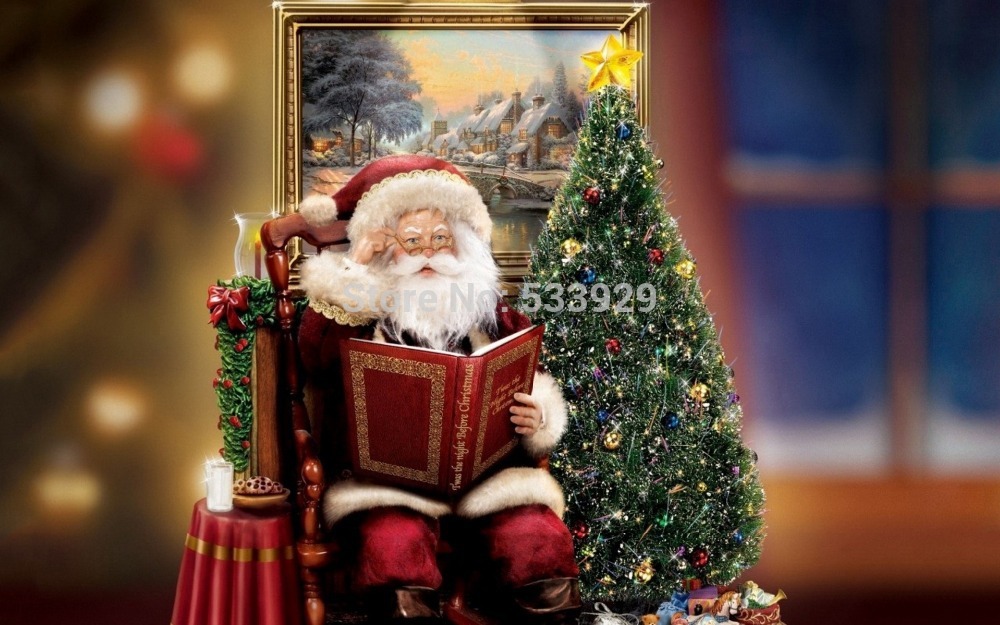 modern tds-hx027 thomas kinkade art printed painting on canvas for home living room wall decoration