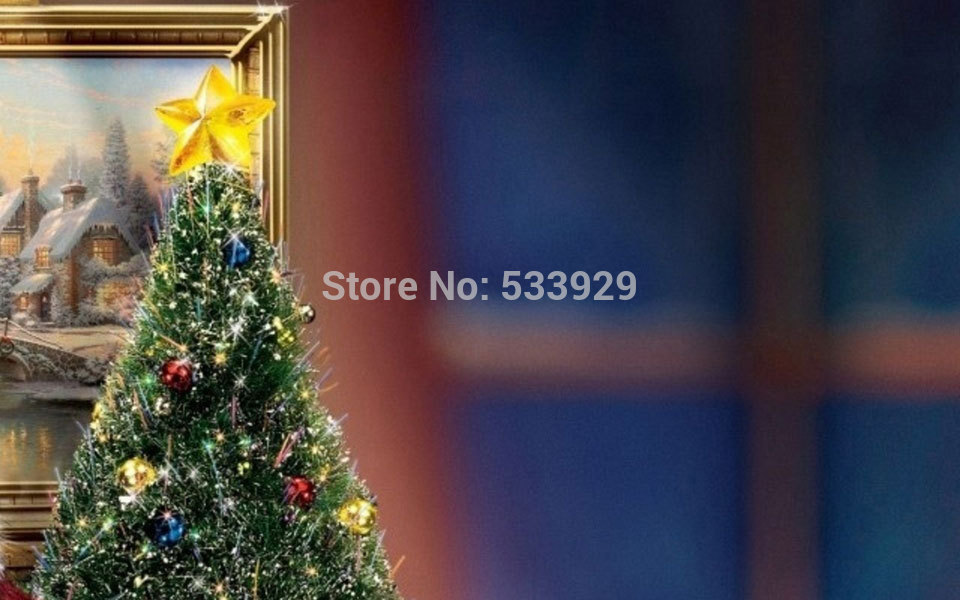 modern tds-hx027 thomas kinkade art printed painting on canvas for home living room wall decoration