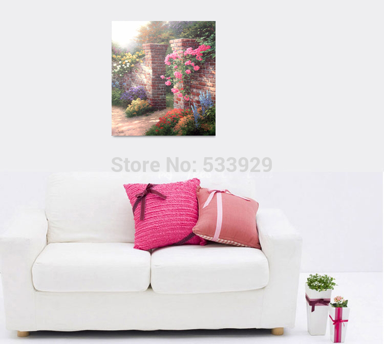 modern tds-hx030 thomas kinkade art printed painting on canvas for home living room wall decoration modern tds-hx030 thomas kinkade art printed painting on canvas for home living room wall decoration