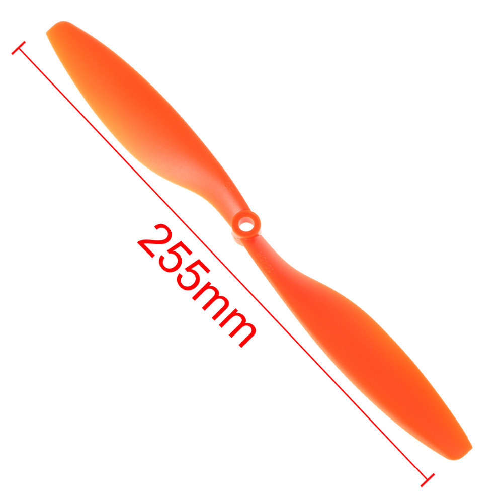 1pair! 10 x 4.5 inch orange plastic cw & ccw propeller for dji f450 500 f550 fpv multi-copter rc quadcopter apc
