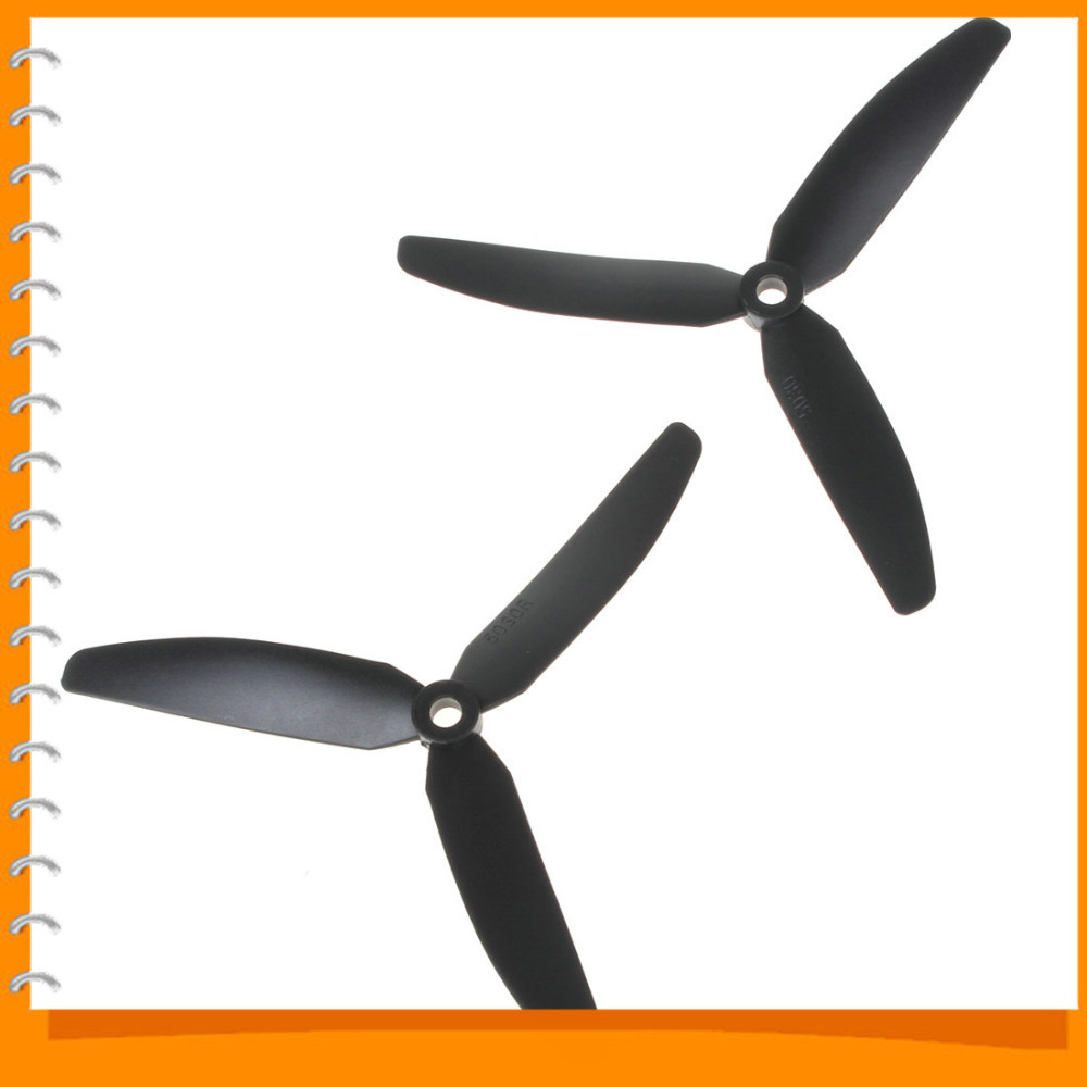 1pair! 3-blades 5030 direct drive propeller for rc toy airplane aircraft spare parts 1pair! 3-blades 5030 direct drive propeller for rc toy airplane aircraft spare parts