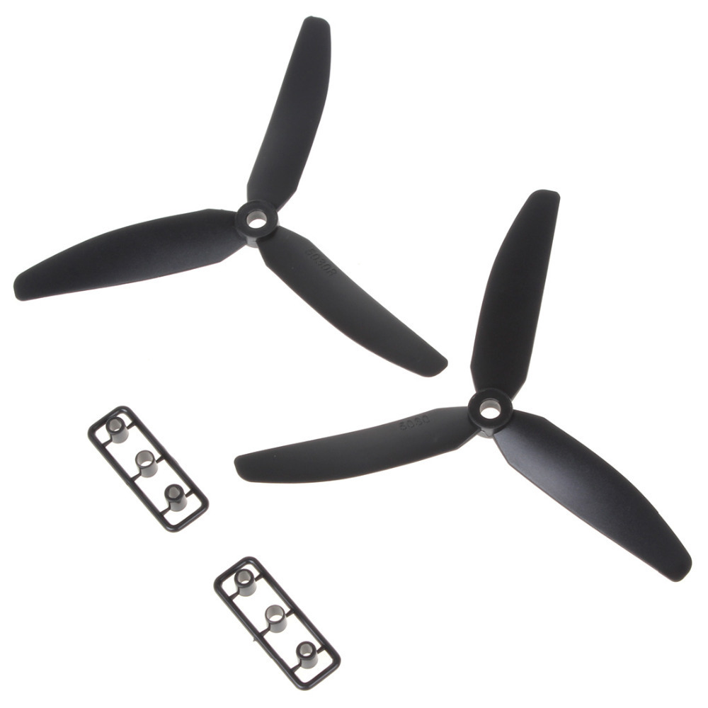 1pair! 3-blades 5030 direct drive propeller for rc toy airplane aircraft spare parts