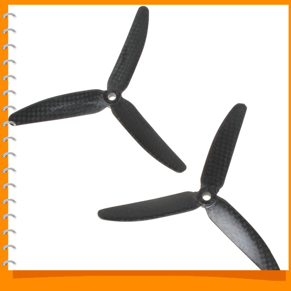 1pair! 3-blades carbon fiber 5030 propeller for 250 / 280 rc multicopters 1pair! 3-blades carbon fiber 5030 propeller for 250 / 280 rc multicopters