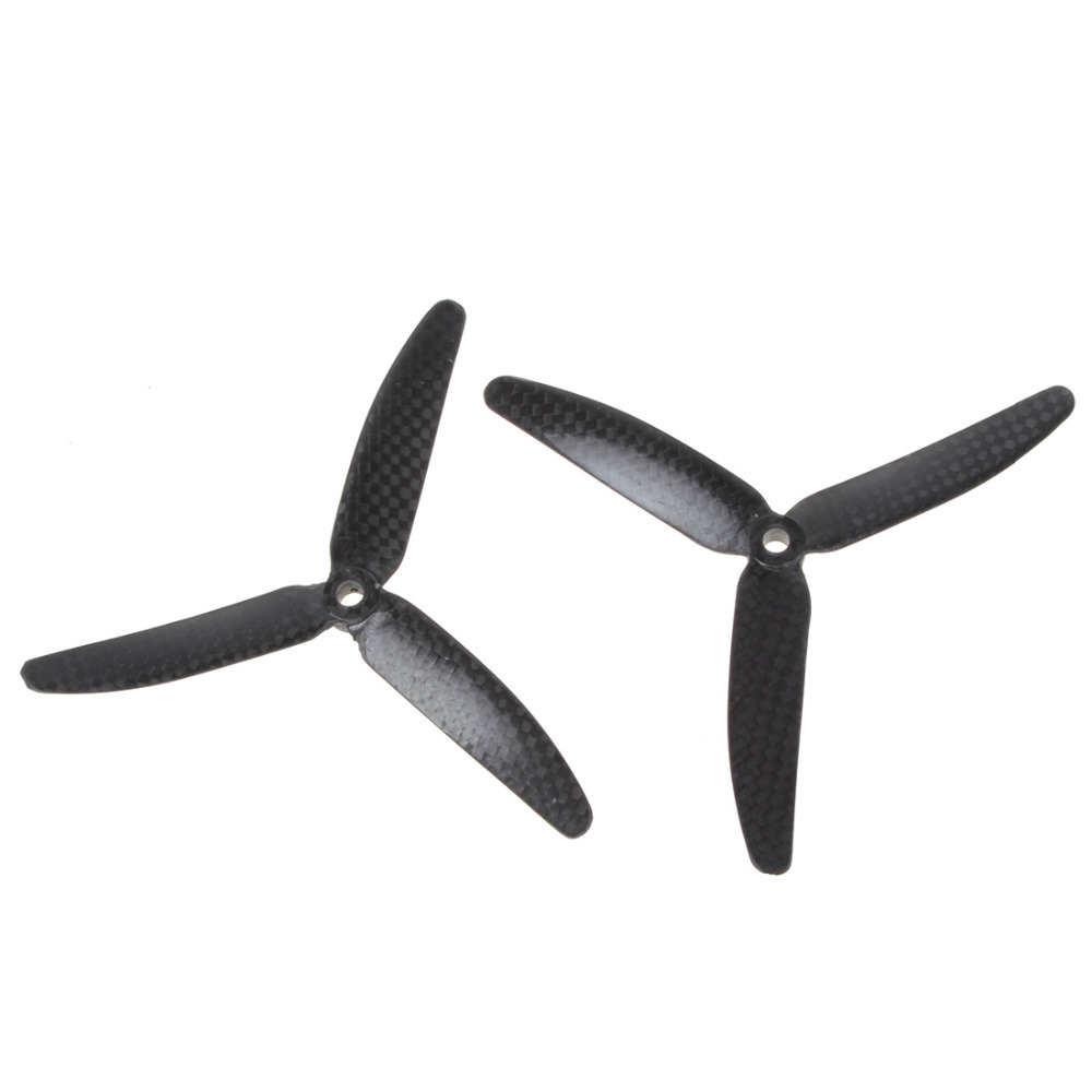 1pair! 3-blades carbon fiber 5030 propeller for 250 / 280 rc multicopters