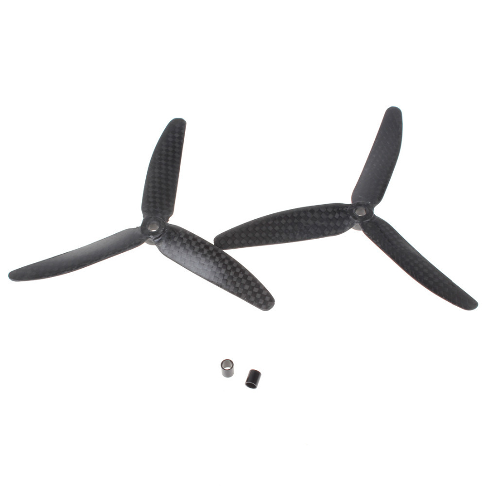 1pair! 3-blades carbon fiber 5030 propeller for 250 / 280 rc multicopters