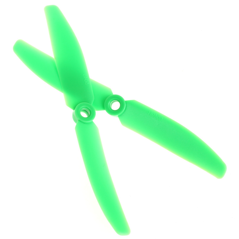 1pair! green abs plastic 5040 propeller 2-blade props cw/ccw for c250 h250 f330 rc quadcopter