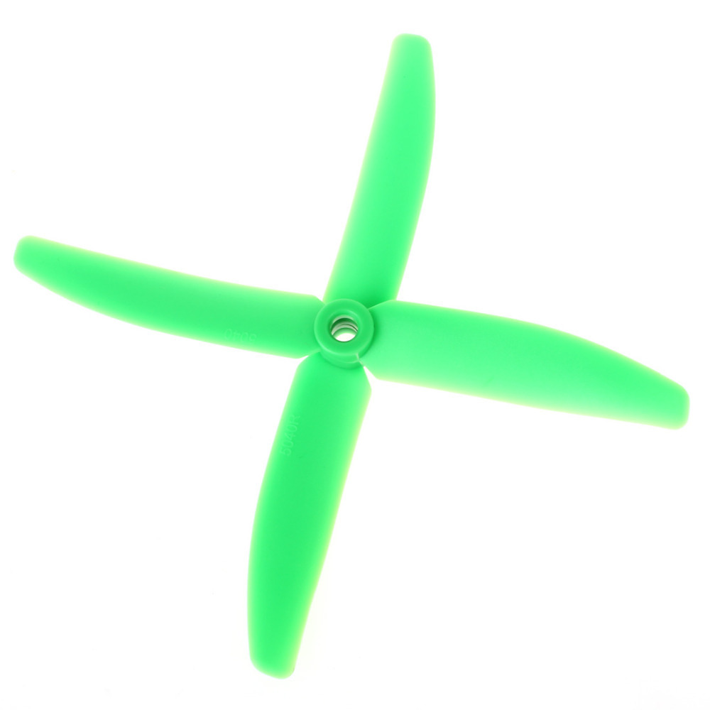 1pair! green abs plastic 5040 propeller 2-blade props cw/ccw for c250 h250 f330 rc quadcopter