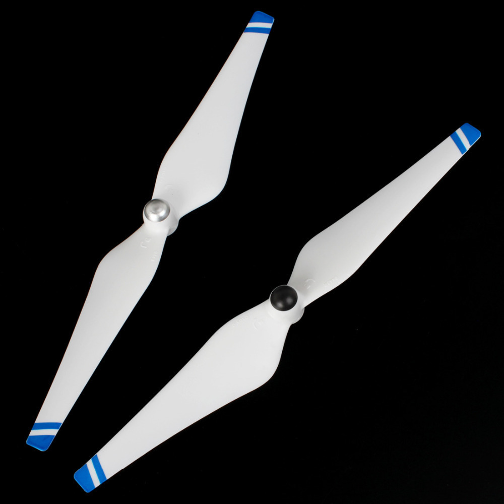 1pair! propeller 9443 self-locking prop cw ccw set for dji phantom 2 vision white&blue