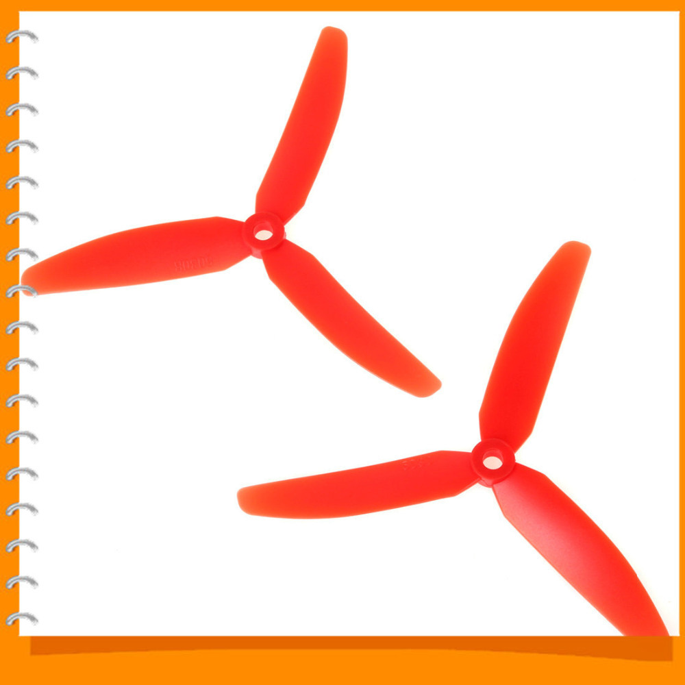 1pair! red 3-blades 5030 direct drive cw / ccw propellers for rc airplane aircraft spare parts 1pair! red 3-blades 5030 direct drive cw / ccw propellers for rc airplane aircraft spare parts