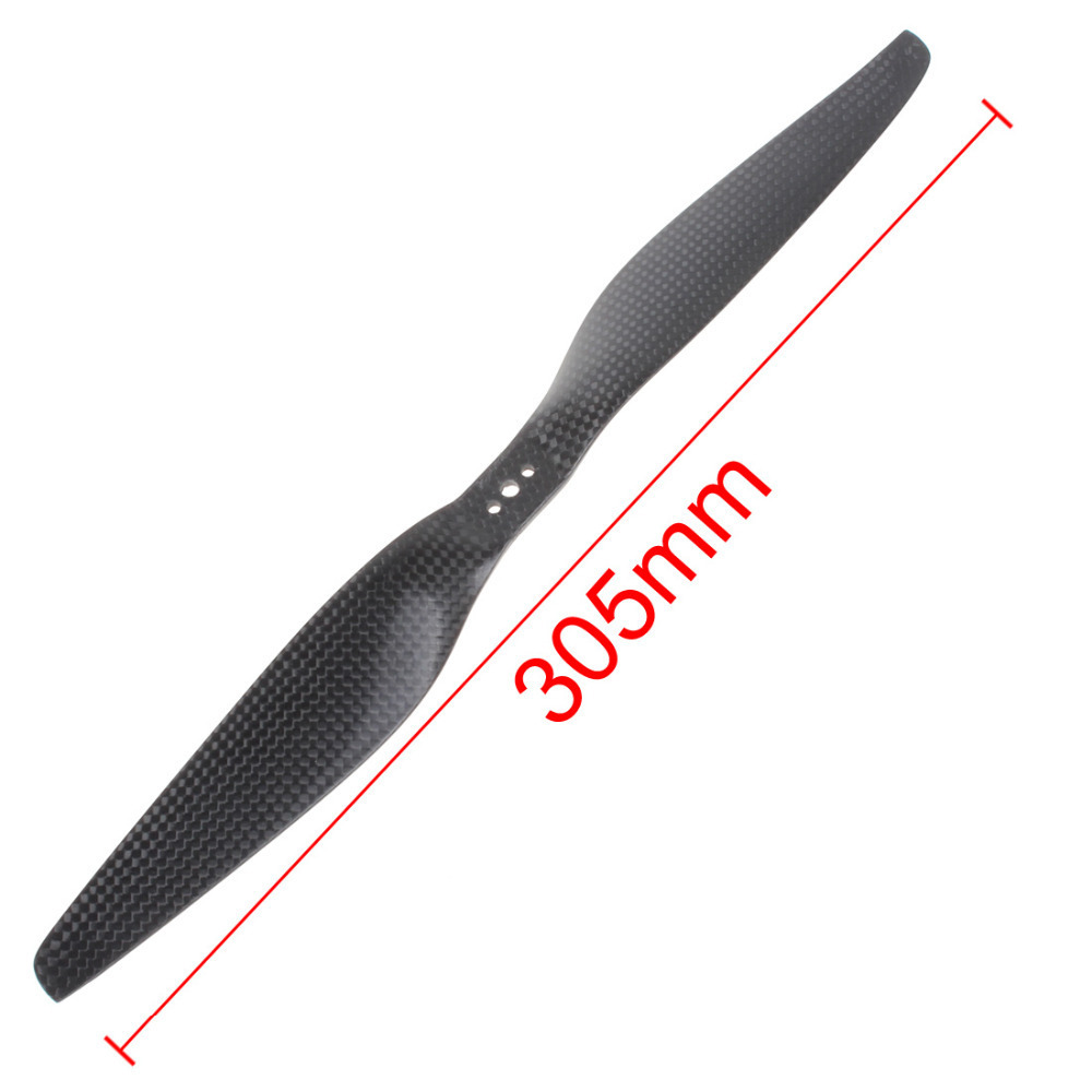 1pair! t-series quadcopter propeller 1255 12 x 5.5 high-end carbon fiber prop cw ccw for dji f550 tarot fy550 650 fy680 fy690s