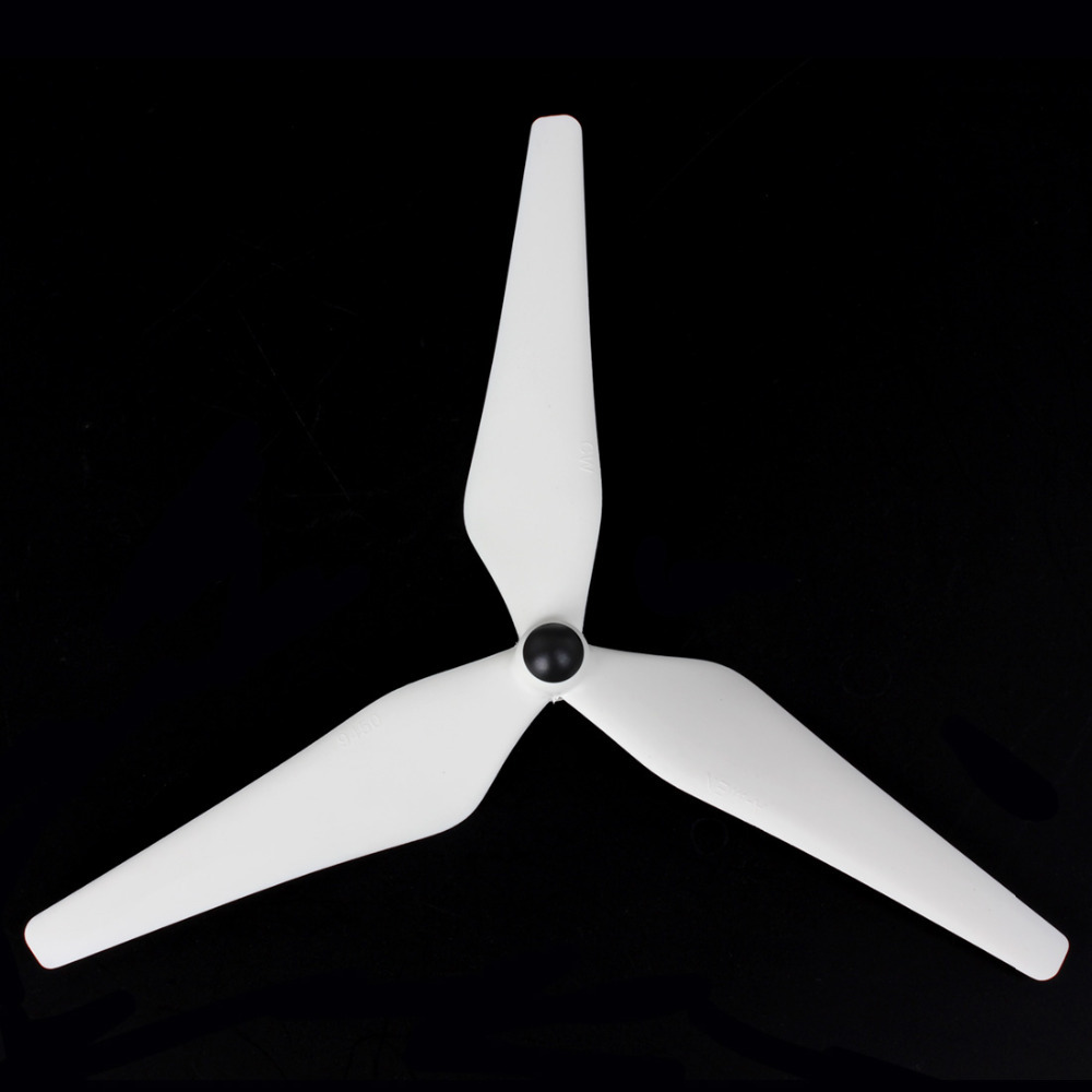 1pair! white 9450 dji phantom 1 & 2 vision 3 blade propeller prop cw ccw prop for rc airplane