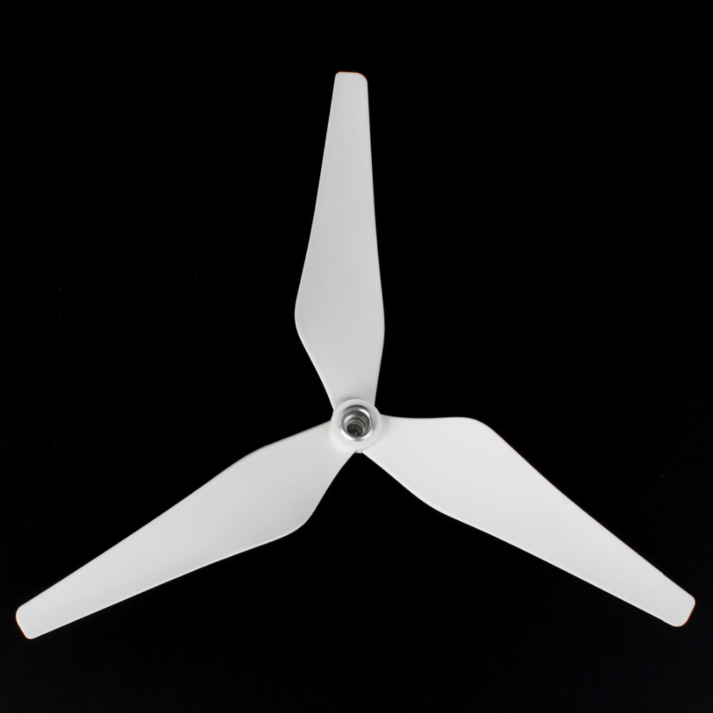 1pair! white 9450 dji phantom 1 & 2 vision 3 blade propeller prop cw ccw prop for rc airplane