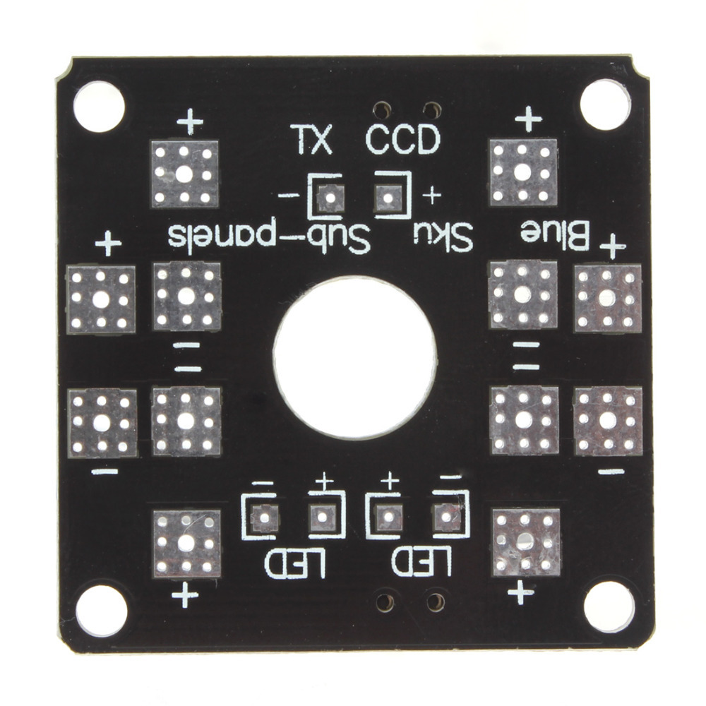 2pcs! new black qav 250 cc3d flight controller mini power distribution board led control for qav250 rc mini quadcopters