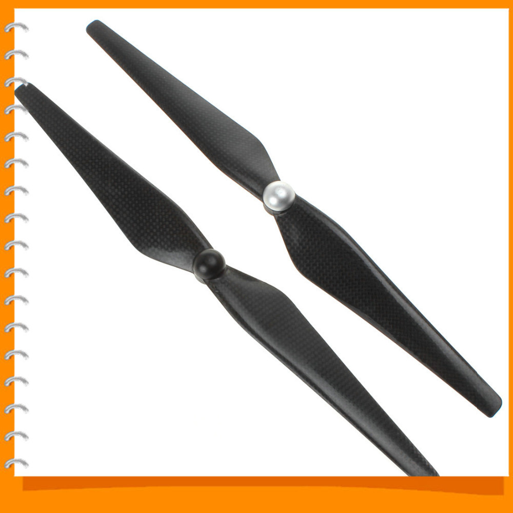 2pcs! shock-proof 13 x 4.5" carbon fiber composite propellers 2-blade props cw / ccw for rc multirotor helicopters 2pcs! shock-proof 13 x 4.5" carbon fiber composite propellers 2-blade props cw / ccw for rc multirotor helicopters