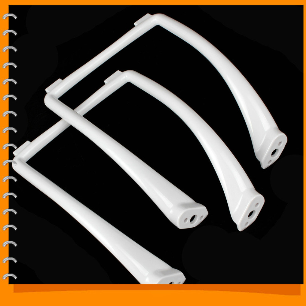 2pcs white heightened & widened landing gear tripod feet mount for dji phantom rc quadcopter with 8x screws