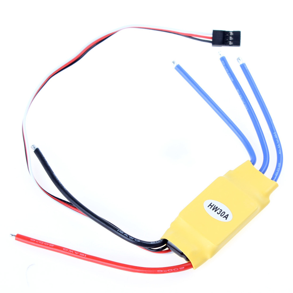 30a brushless motor speed controller rc bec esc t-rex 450 v2 speed controller for rc helicopter airplane boat f5