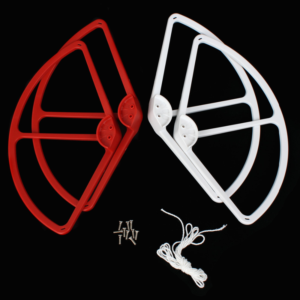 4pcs propeller prop protective guard bumper protector for dji phantom 2/3 vision quadcopter red+white