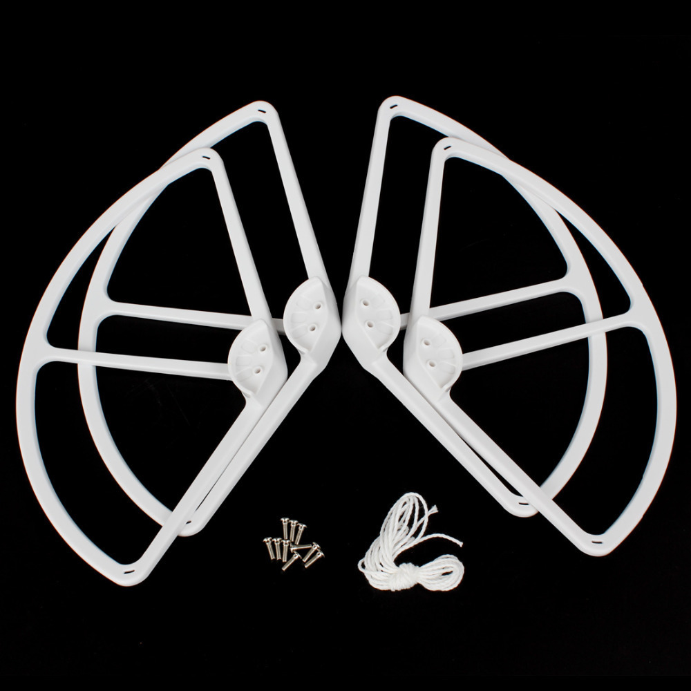 4pcs! propeller prop protective guard bumper protector for dji phantom 2 3 vision quadcopter white