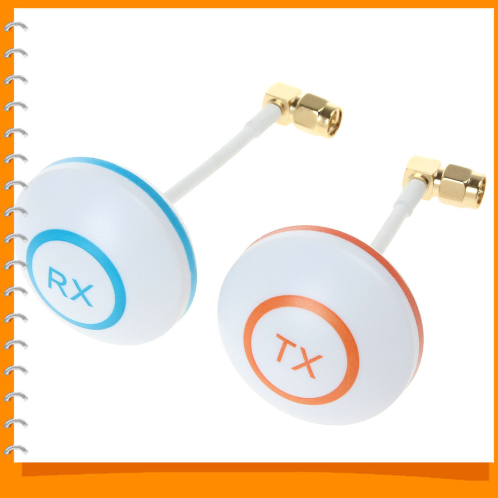 5.8ghz mushroon shape circular polarized rightangle sma male antenna set for rc helicopter tx rx fpv aerial (launch + receiver) 5.8ghz mushroon shape circular polarized rightangle sma male antenna set for rc helicopter tx rx fpv aerial (launch + receiver)