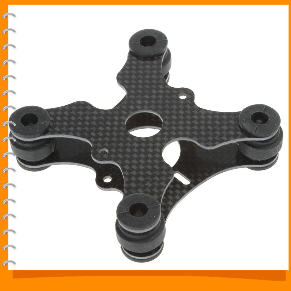carbon fiber black anti vibration plate w/ rubber balls for dji phantom gimbal fpv gopro hero 2 3 helicopter carbon fiber black anti vibration plate w/ rubber balls for dji phantom gimbal fpv gopro hero 2 3 helicopter