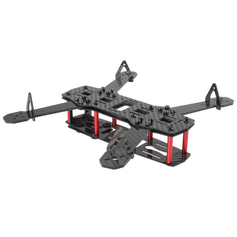 duarable & lightweight 4 axis mini 250 quadcopter frame kit pure carbon fiber mini fpv diy quad frame for 250 / c250