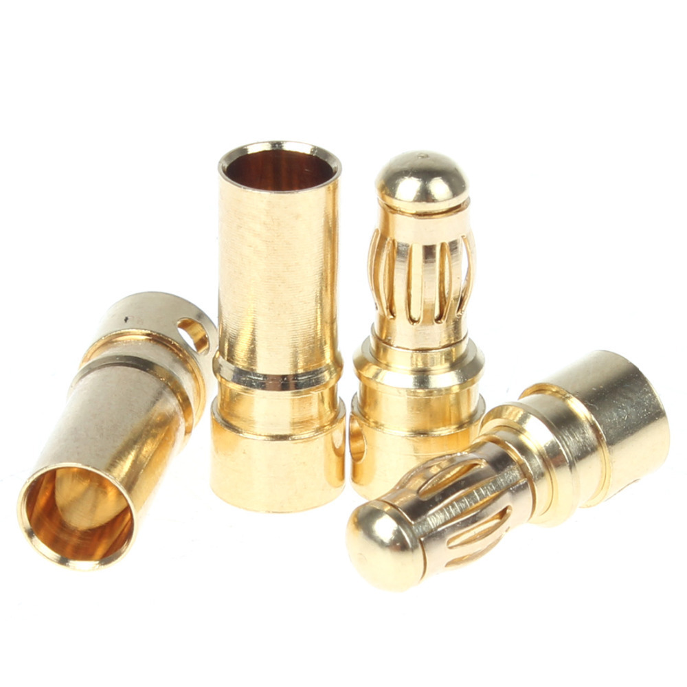 ec3 ec3.0 golden plug female male bullet connector with blue housing for rc esc lipo battery motor