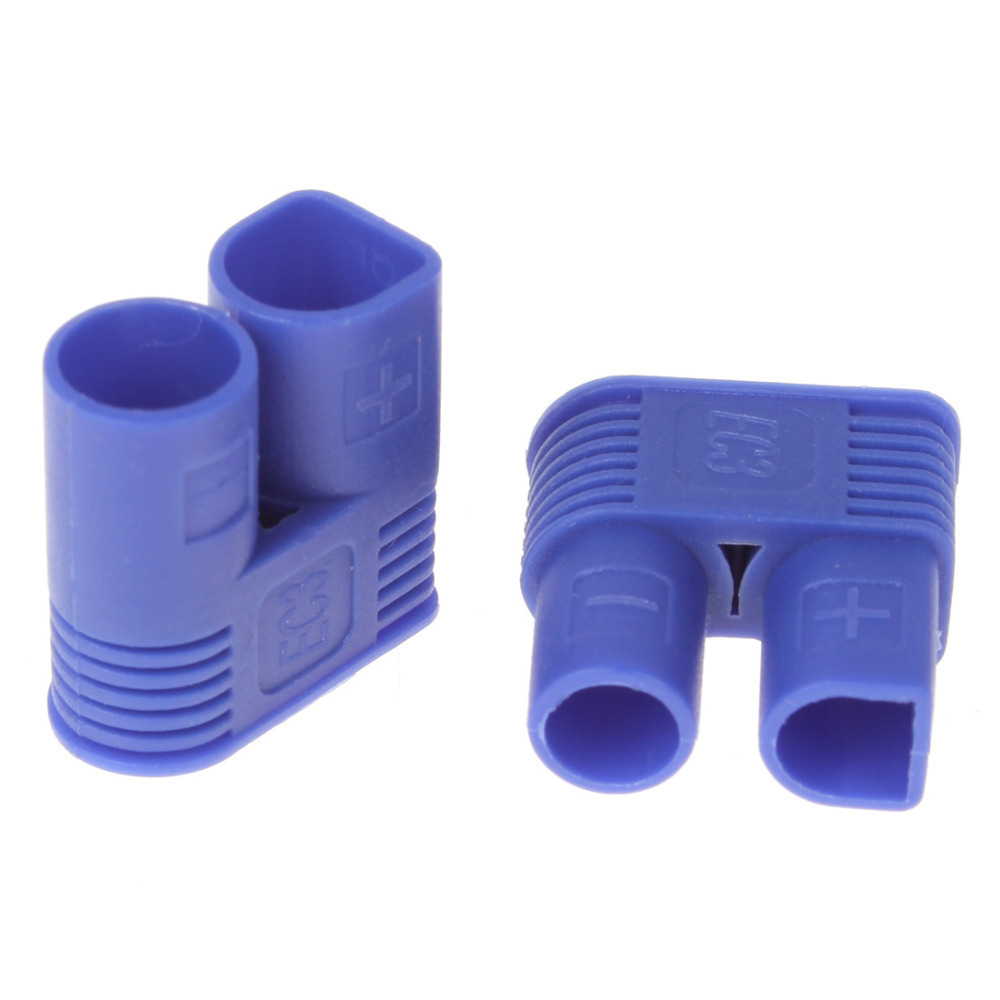ec3 ec3.0 golden plug female male bullet connector with blue housing for rc esc lipo battery motor