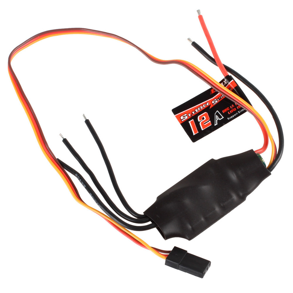 emax simonk 12a rc brushless speed cntroller esc electronic governor 1-3s small axis for quadcopter fpv qav250 aircraft