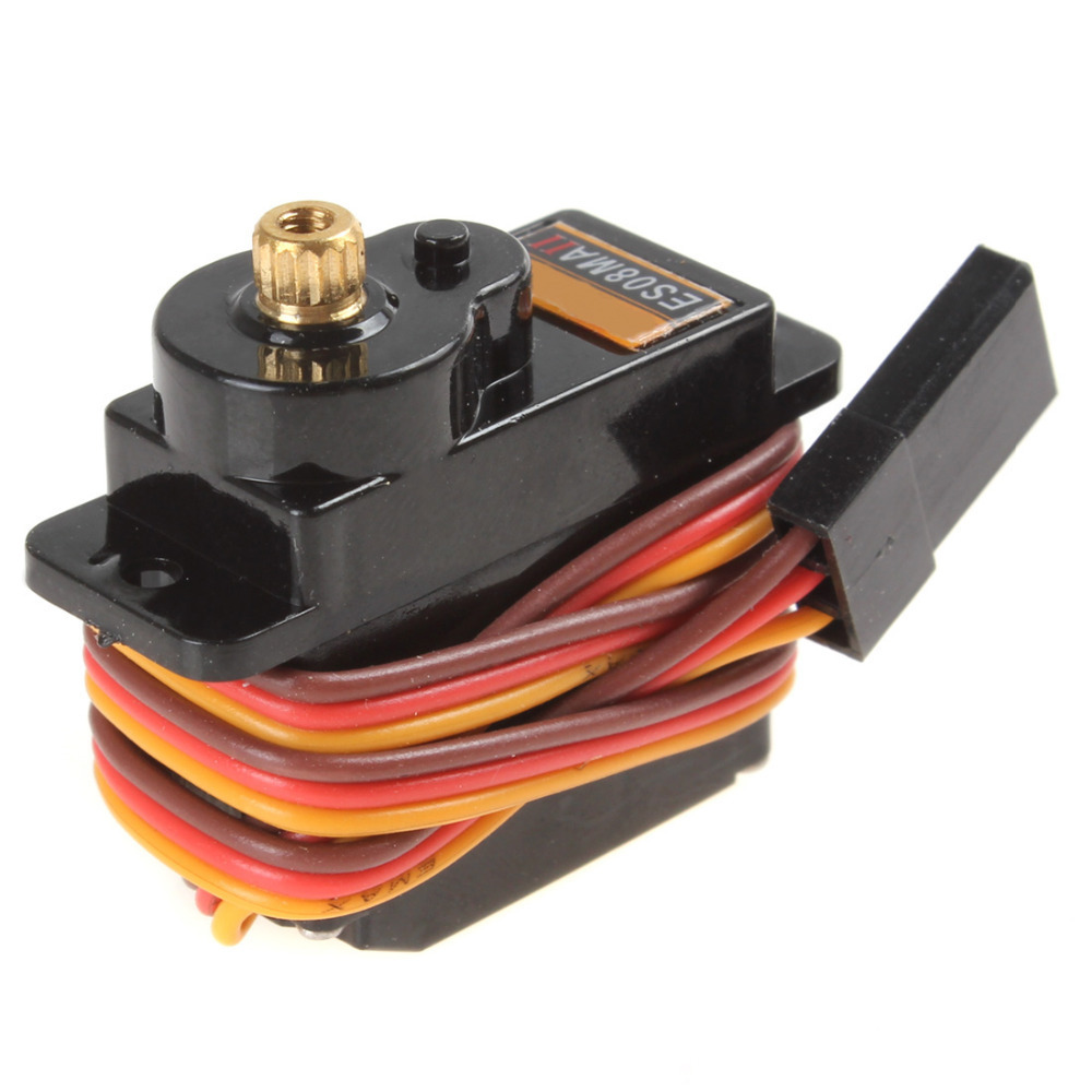 es08ma ii mini size metal gear servo high speed rc analog servo 12g / 1.8kg / 0.12 sec mg90s