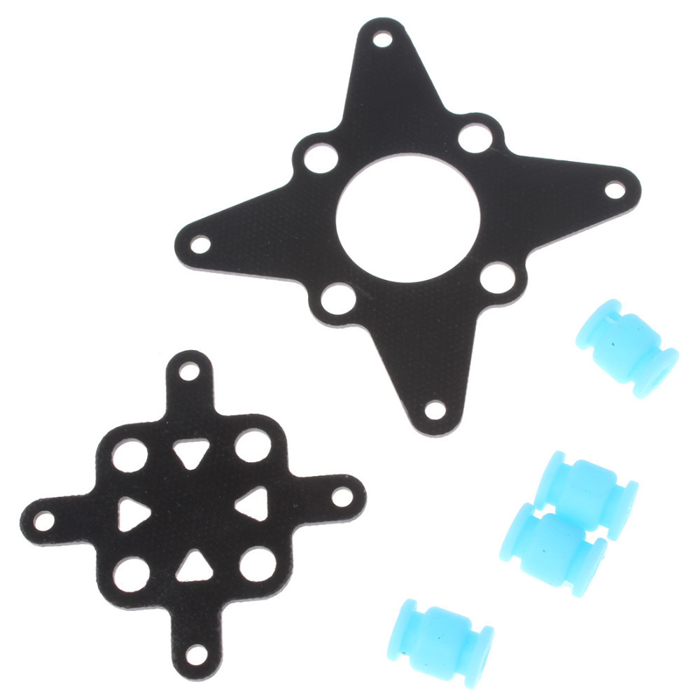 fiberglass anti-vibration plate set shock absorber plate for cc3d flight controller mini apm naze 32