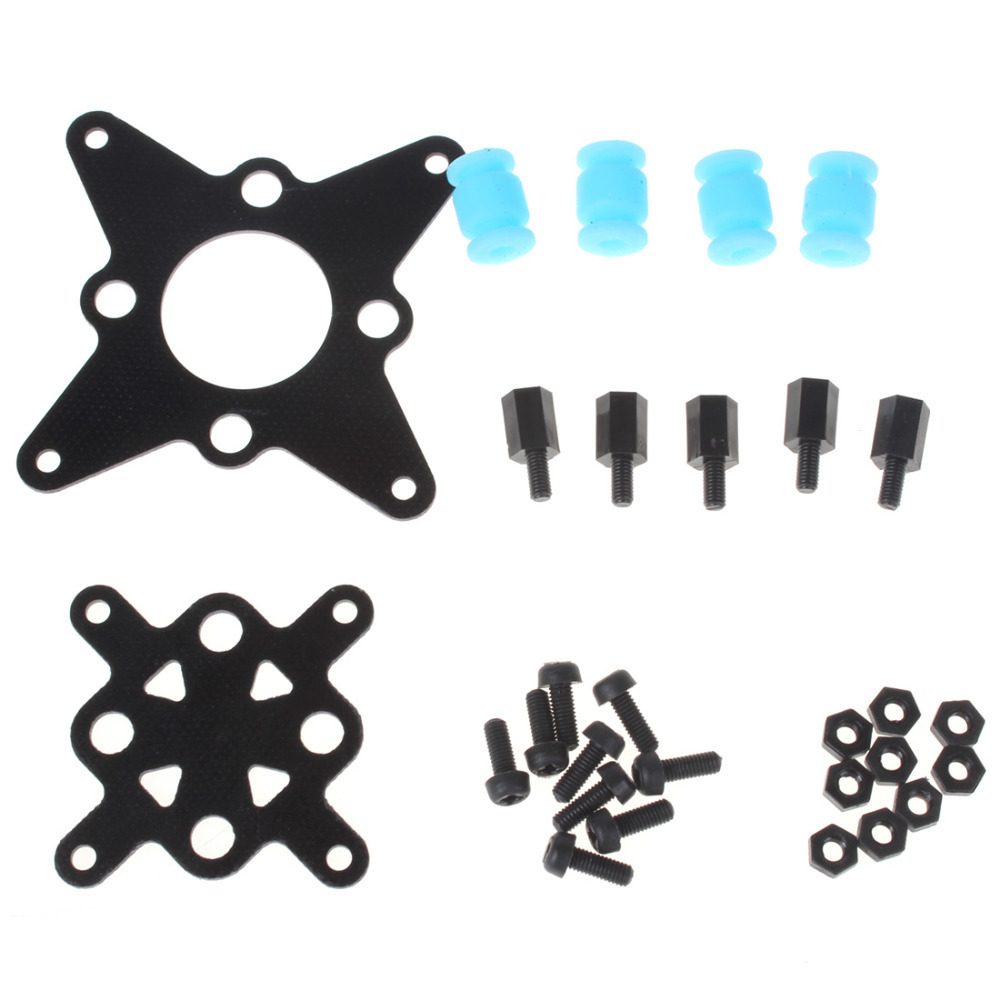fiberglass anti-vibration plate set shock absorber plate for cc3d flight controller mini apm naze 32