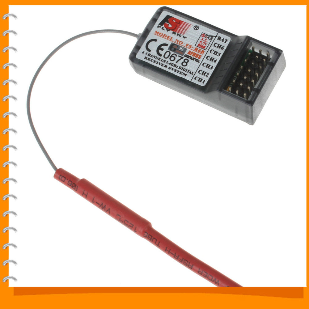flysky fs t6 fs-r6b 2.4ghz 6ch receiver for rc toy helicopter airplane glider