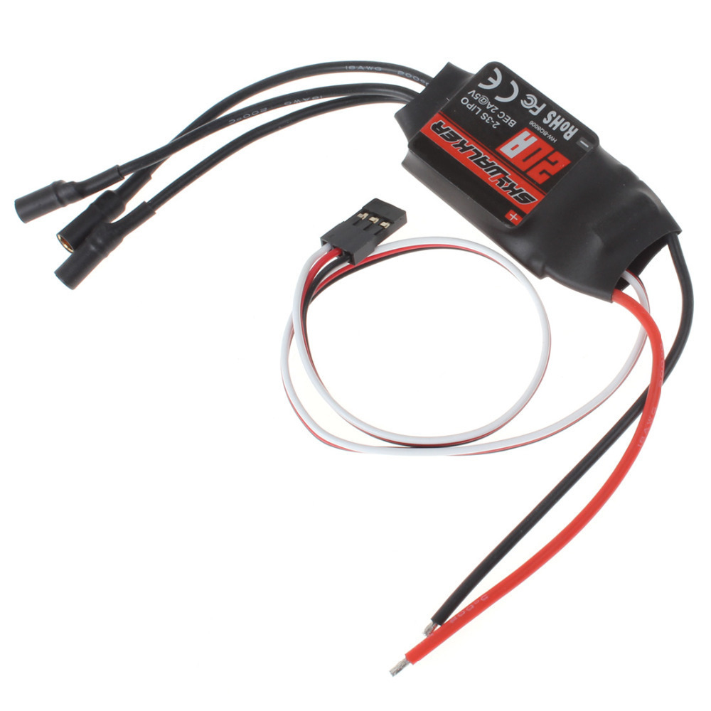 hobbywing skywalker 20a electronic brushless motor speed controller esc for rc aircraft helicopter