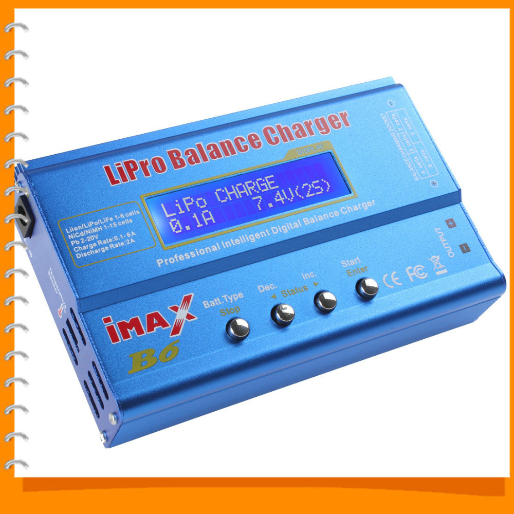 imax b6 80w lcd digital rc battery charger nimh nicd life a123 pb lipo battery balance charger / discharger imax b6 80w lcd digital rc battery charger nimh nicd life a123 pb lipo battery balance charger / discharger