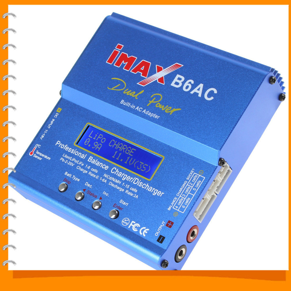 imax b6ac 80w nimh / nicd / lipo battery balance charger / discharger digital lcd screen rc balance charger imax b6ac 80w nimh / nicd / lipo battery balance charger / discharger digital lcd screen rc balance charger