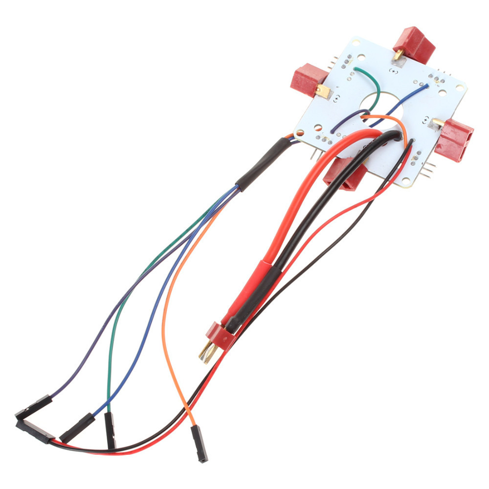 mini esc power supply distribution board with t-head xt60 head for three-axis and four-axis aircraft quadcopter pdb