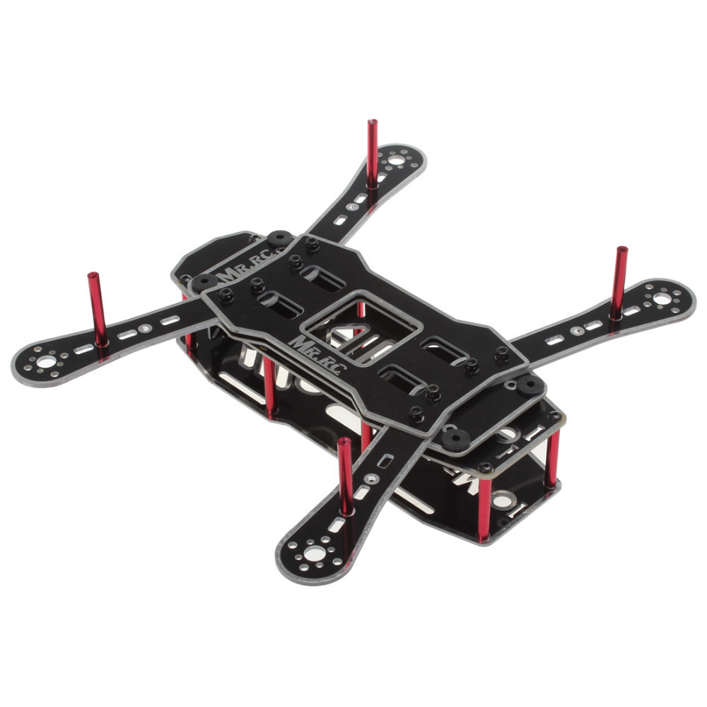 mr rc upgrade version 250mm mini diy fpv glass fiber pcb frame kit for h250 toy quadcopter airplane drone set