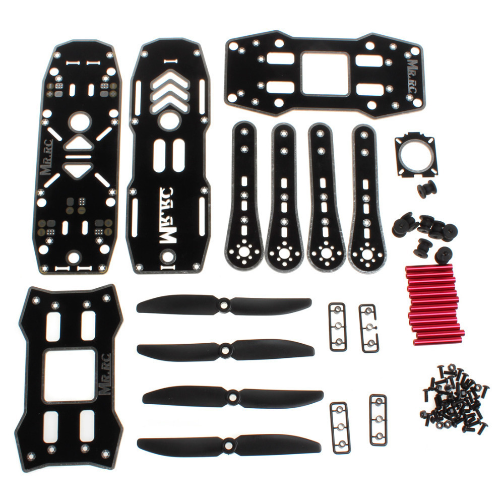 mr rc upgrade version 250mm mini diy fpv glass fiber pcb frame kit for h250 toy quadcopter airplane drone set